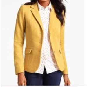 Talbots Gold Shetland Aberdeen Blazer